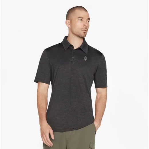 Skechers Men's GODRI On the Road Polo Shirt Athletic Tech 100% Breathable Ultra Flight Fabric with Flatlock Seams and Vented Hem in Olive Green, Available in Size Small - Skechers - Image 4