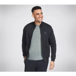 جاكيت سكيتشرز للرجال GOwalk Everywhere بدون قلنسوة أسود كبير