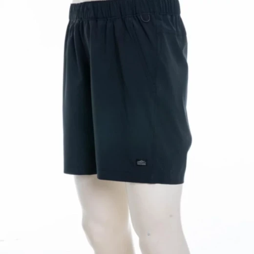شورت رجالي من سكيتشرز سكيتشويف أسود مقاس XL ممتص للرطوبة مضاد للتجاعيد نسيج مطاطي جيوب متعددة الوظائف للمشي واللياقة البدنية والملابس اليومية غير الرسمية - سكيتشرز - Image 5