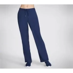Skechers Go Luxe Rib Pant Women's Navy M Comfortable Lounge Pants - Skechers