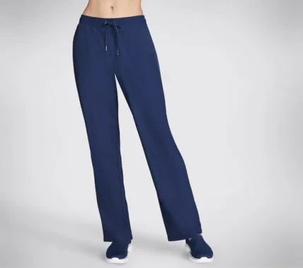 Skechers Go Luxe Rib Pant Women's Navy M Comfortable Lounge Pants - Skechers - Image 2