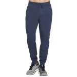 Skechers Men's Skech-Sweats Essential Jogger Sweatpants Navy Blue Large Size Comfort Fit Activewear with Ribbed Cuffs and Elastic Waistband Perfect for Everyday Wear and Workouts - Skechers