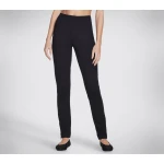 Skechers GoKnit Ultra Tapered Pant Women's Black Activewear L High Waist with Zipper Detail and Back Pockets - Skechers
