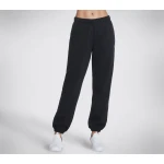 Skechers Skech-Sweats Classic Jogger Women's Black Fleece Pants Size Large - Skechers