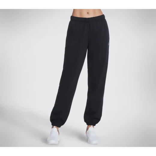 Skechers Skech-Sweats Classic Jogger Women's Black XL Fleece Pants - Skechers - Image 2