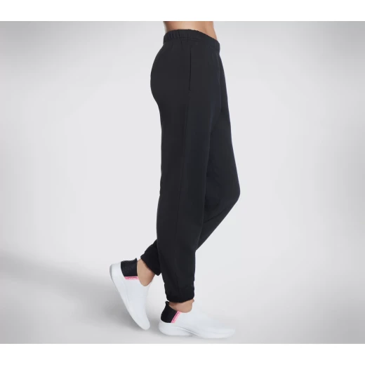 Skechers Skech-Sweats Classic Jogger Women's Black XL Fleece Pants - Skechers - Image 4