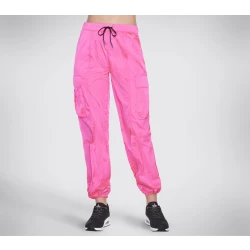 Skechers Uno Cargo Pant Women's Pink Leisure Fashion GO SHIELD Fabric L