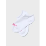 Girls' 3-Pack No Show Socks White Size 26-36, Comfortable & Breathable - Skechers