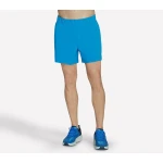 Skech-Sweats Razor Men's 5 Inch Shorts French Terry Blue Small Size Athletic Wear Casual Active Lifestyle Breathable Fabric 54% Cotton 46% Polyester Comfortable Fit - Skechers