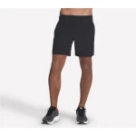 Skechers Premier Men's Shorts 7 Inch Black Small Performance Shorts with 4 Way Skechweave Fabric, Adjustable Waist, and Pockets - Skechers