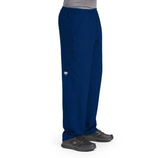 Skechers Structure Men's Scrub Pants Navy Elastic Waist Drawstring L - Skechers - Image 2