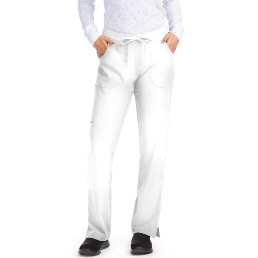 Reliance Scrub Pants for Women White Medium Comfortable Healthcare Uniform - Skechers - Image 2