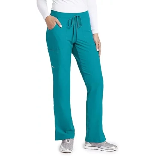 Reliance Scrub Pants for Women Teal Large Comfortable Stretch Fabric - Skechers - Image 2