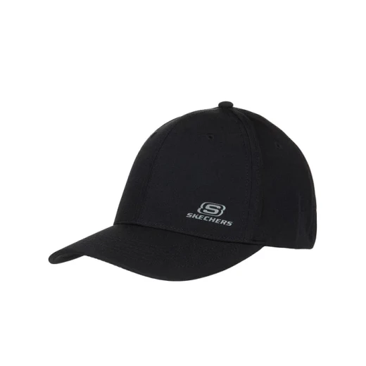 Skechers Men's Cap Black O/S Adjustable Baseball Style Hat SKBB7037 Comfortable Cotton Blend Fabric Perfect for Everyday Wear - Skechers - Image 2