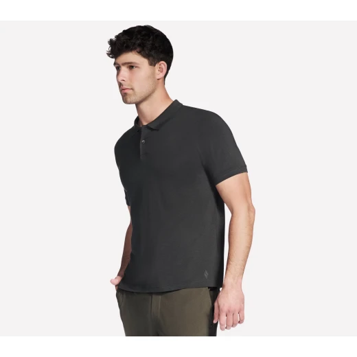 قميص بولو رجالي من ماركة [Brand] المميزة من بيما، بني غامق، مقاس XL، قطن جيرسي - سكيتشرز - Image 4