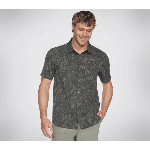 Skechers Go Walk Air Men's Short Sleeve Shirt Lightweight Grey XL - Skechers - Image 2
