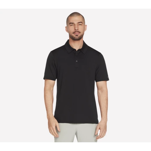 Skechers Men's Godri Charge Polo Shirt Black Small 100% Cotton Breathable Fabric Classic Design Short Sleeve Polo Collar Side Slits Perfect for Casual Wear Comfortable and Stylish Skechers Men's Godri Charge Polo Shirt Black Small 100% Cotton Breathable Fabric Classic Design Short Sleeve Polo Collar Side Slits Perfect for Casual Wear Comfortable and Stylish