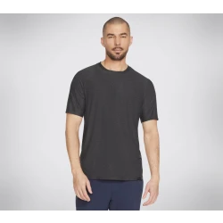 Godri Men's All Day Tee Moisture Wicking Black Short Sleeve Shirt