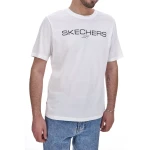 Skechers Men's Performance Tee White M Size Lightweight Breathable Fabric Perfect For Everyday Wear And Active Lifestyle 100% Comfort With Enhanced Moisture Wicking Technology - Skechers