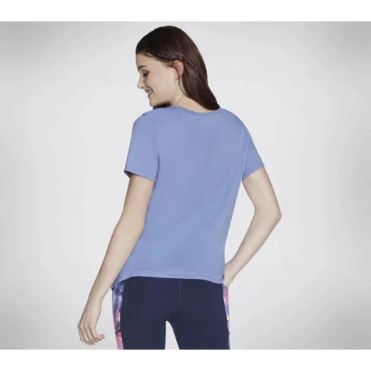Skechers Summer Rose Tee Women's Lavender Crewneck Shirt Medium - Skechers - Image 6