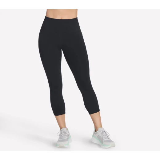 Skechers Go Walk High Waisted Mid Legging Black S Athletic Comfort Skechers Go Walk High Waisted Mid Legging Black S Athletic Comfort