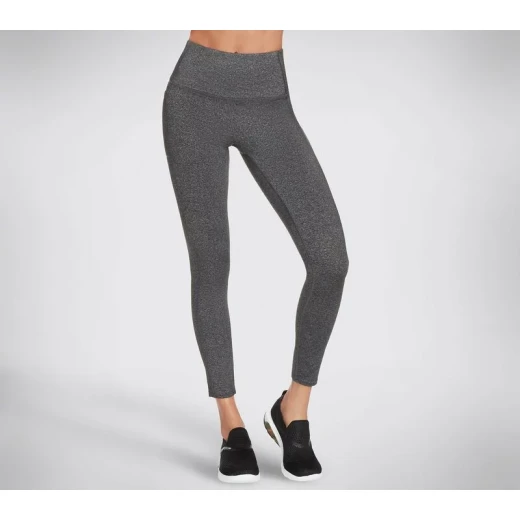 Skechers Go Walk Wear High Waisted Legging Knit Gray S Activewear Skechers Go Walk Wear High Waisted Legging Knit Gray S Activewear