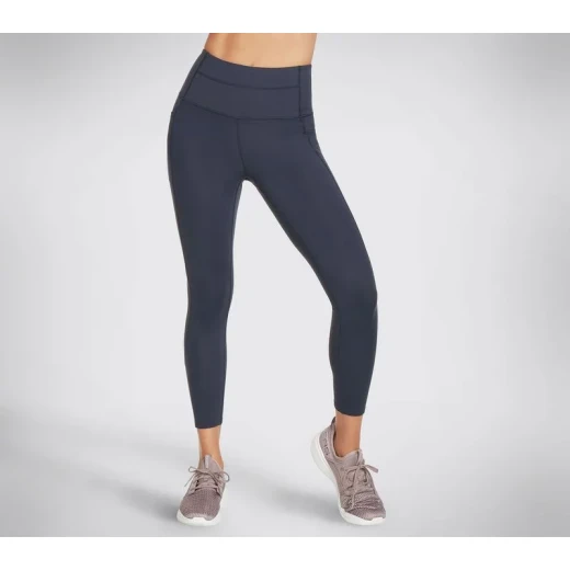 Skechers Go Walk Wear High Waisted 7/8 Legging Navy M Athletic Workout - Skechers - Image 2