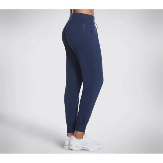 Skechers Women's Restful Jogger Pants Navy M SKECHLUXE French Terry - Skechers - Image 3