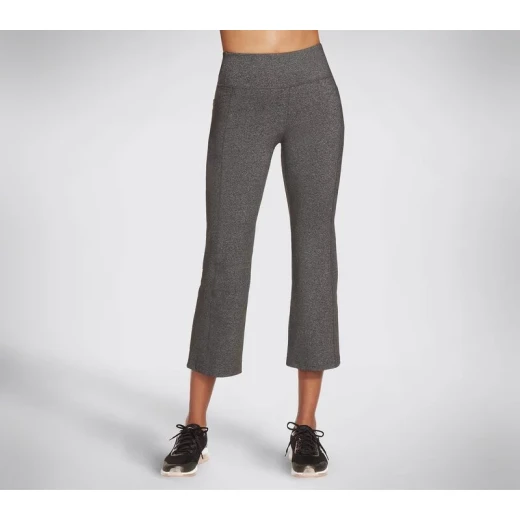 Skechers Go Walk Wear Crop Pant Gray L Athletic Workout Leggings Skechers Go Walk Wear Crop Pant Gray L Athletic Workout Leggings