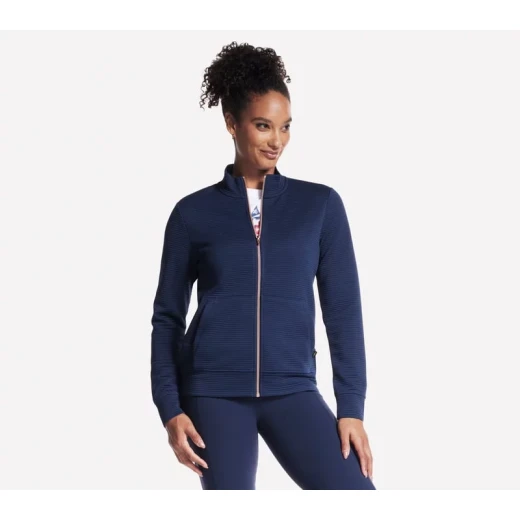 Skechers GoLounge Wear Women's Hoodless GoWalk Jacket Navy M - Skechers - Image 2