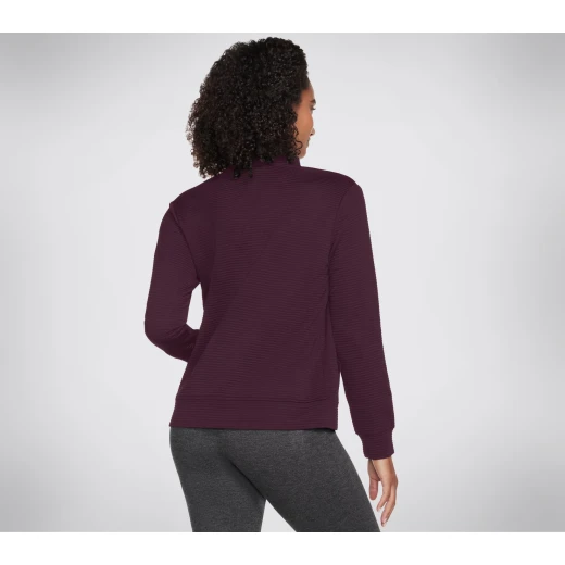 Skechers GoLounge Wear Women's Hoodless GoWalk Jacket Purple Small - Skechers - Image 3
