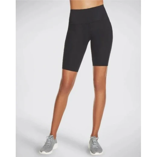 Skechers GoWalk Wear High Waisted Bike Shorts Black 10 Inch Medium - Skechers - Image 2