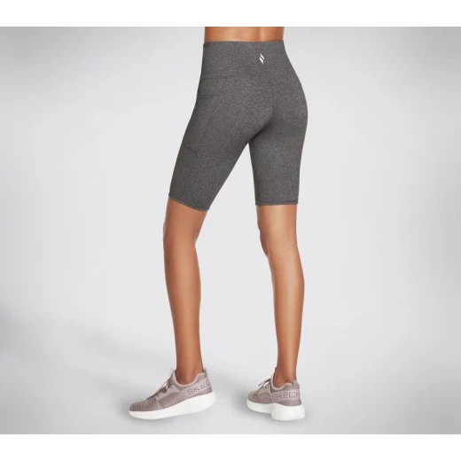 Skechers GoWalk Wear Women's High Waisted Bike Shorts Gray XL 10 Inch - Skechers - Image 3
