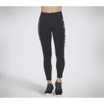 Skechers GoFlex Ultraviolet High Waisted Legging Black Floral Print Medium - Skechers