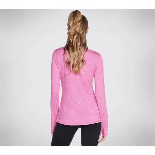 Skechers Go Walk Wear Go Dri Swift Long Sleeve Crew Pink M Women's Top - Skechers - Image 3