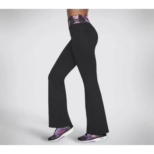 Skechers GoFlex Ultraviolet Flare Pant Women's Black XL Workout Yoga Pants - Skechers - Image 4
