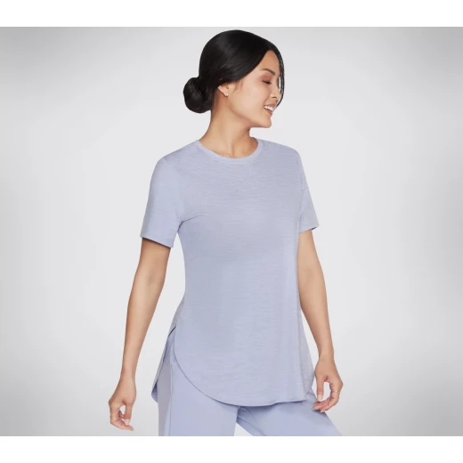 Skechers Go Walk Swift Tunic Tee Women's Godri Fabric Lavender Medium - Skechers - Image 4