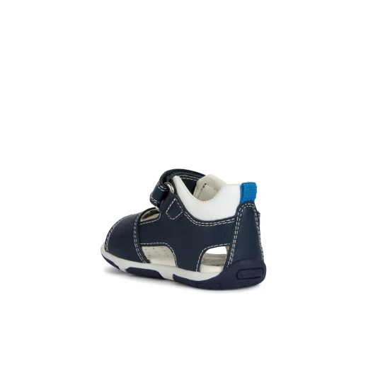 Geox Baby Tapuz Navy Sandals for Boys, Flexible Cushioned Design, Size 23 - Geox - Image 5