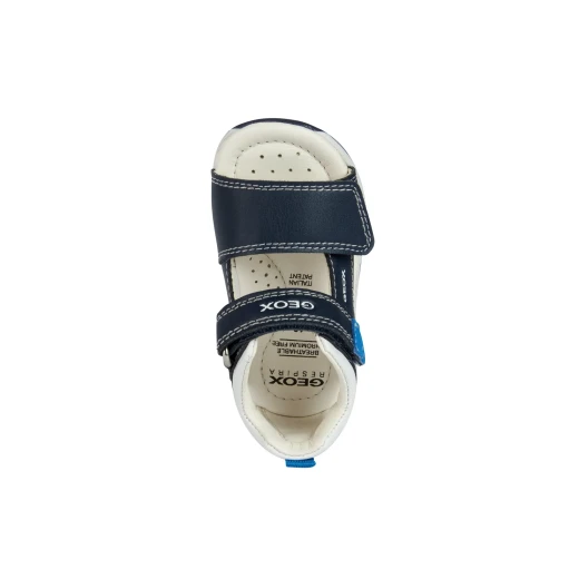 Geox Baby Tapuz Navy Sandals for Boys, Flexible Cushioned Design, Size 23 - Geox - Image 7