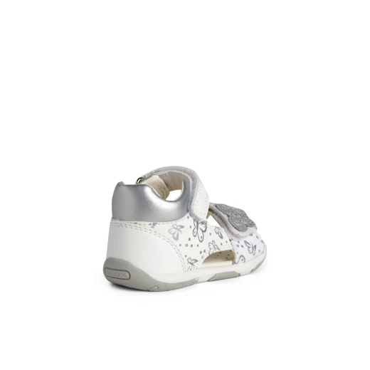 Geox Baby Tapuz Sandals White Butterfly Embellished First Steps 23 - Geox - Image 4