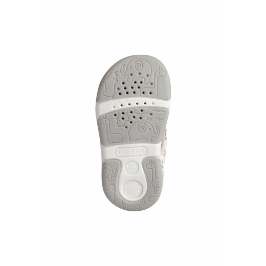 Geox Baby Tapuz Sandals White Butterfly Embellished First Steps 23 - Geox - Image 7