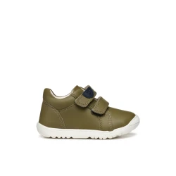Macchia Baby Pistachio Nappa Leather Toddler Shoes for Boys 26, Soft and Flexible Design, Easy Slip On with Adjustable Fit, Perfect for Learning to Walk
