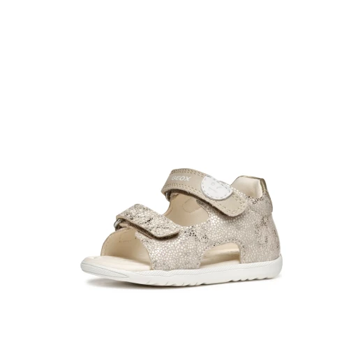Macchia Baby Girls' Macchia First Steps Sandals Beige Suede 26 with Double Riptape Closure for Optimal Support and Protection, Lightweight and Flexible Design - Image 5