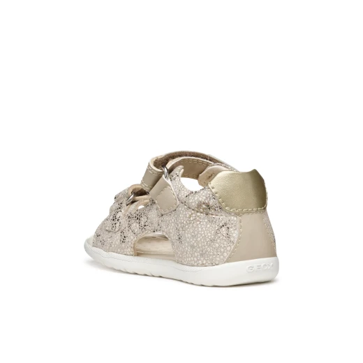 Macchia Baby Girls' Macchia First Steps Sandals Beige Suede 26 with Double Riptape Closure for Optimal Support and Protection, Lightweight and Flexible Design - Image 7