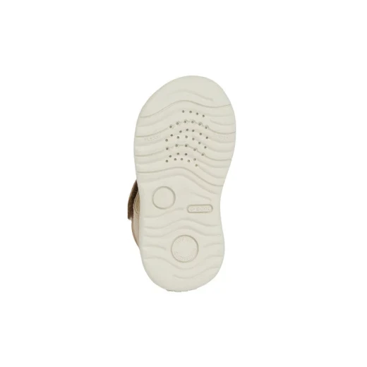 IUPIDOO BABY Macchia Sandal in Beige for Little Girls 23 Closed Toe Design, Pearlescent Leather Effect, Comfortable Fit, Summer Casual Wear, B254WB.007NF.C0871 - Geox - Image 7