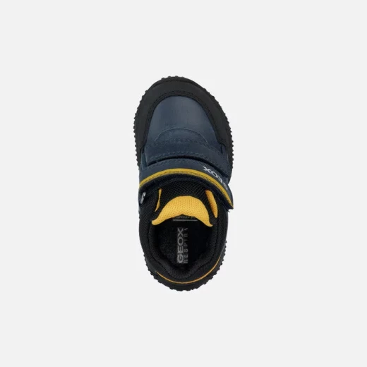 Geox Baltic ABX Baby Waterproof Mountain Boots Navy Blue Ochre Yellow Combination for Little Boys 22 Size Winter Outdoor Protection Comfortable and Stylish Design - Geox - Image 6