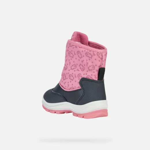 Geox Flanfil ABX Baby Waterproof Ankle Boots Black Penguin Print 25 - Geox - Image 4