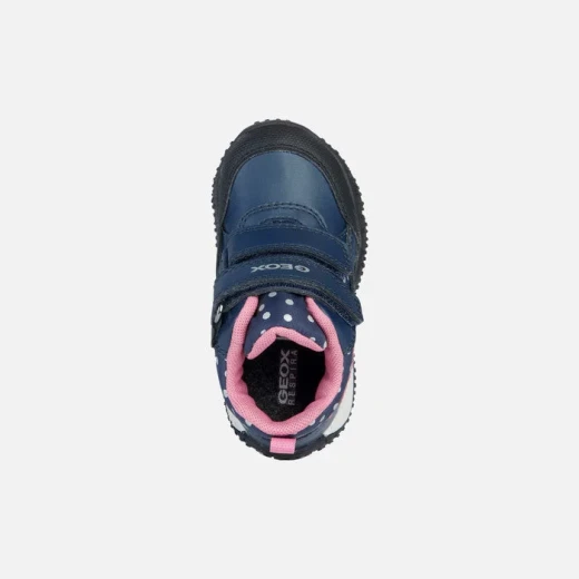 Geox Baltic ABX Baby Girls Waterproof Mountain Boots Navy Fuchsia 22 - Geox - Image 5