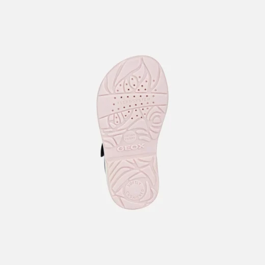 Geox Verred Baby Girls Sandals Lightweight Flexible Airforce Blue Pink 25 - Geox - Image 6