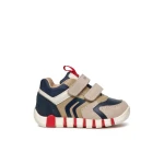 IUPIDOO Baby Beige Sneakers for Little Feet Size 26 Breathable and Comfortable Design with Innovative Support Easy On Features for Growing Children B3555D.022BC.C0819 - Iupidoo
